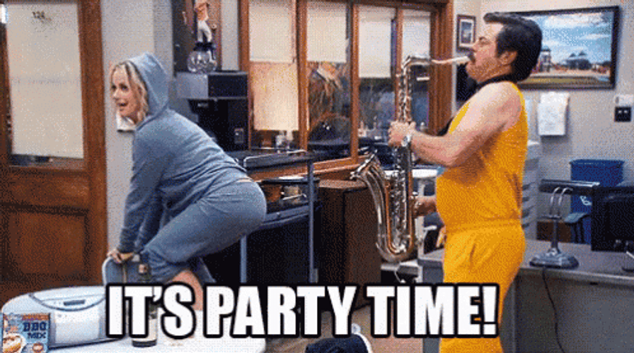 Fun Party Time Folks GIF