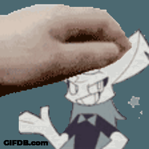 Fundamental Paper Education Head Pat Sticker GIF