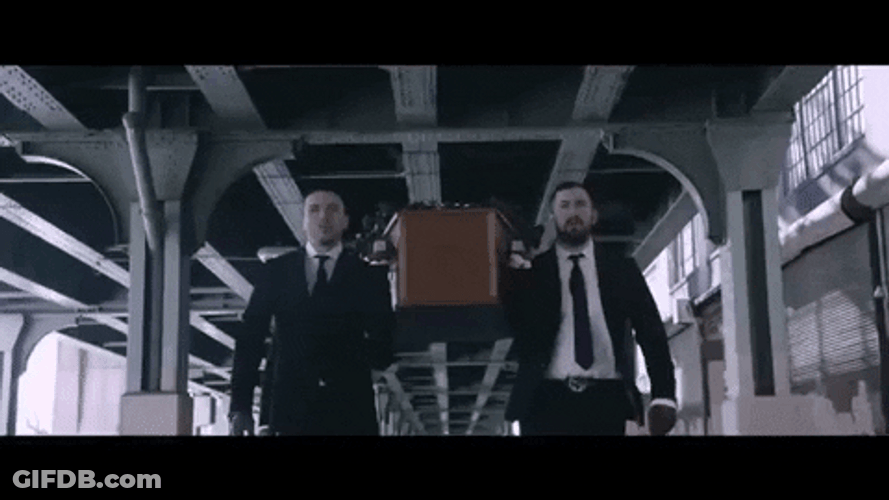 Funeral Service Carrying Coffin Zero Day GIF