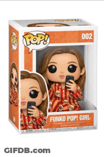 Funko Pop Girl 002 GIF