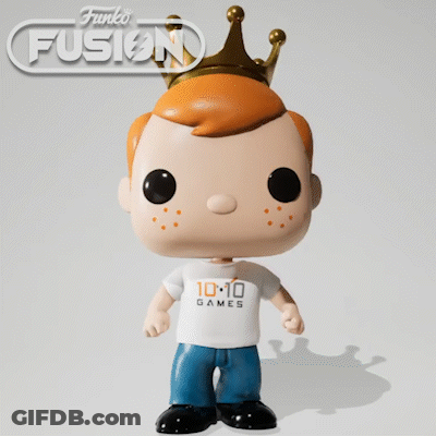 Funko Pop With Crown GIF