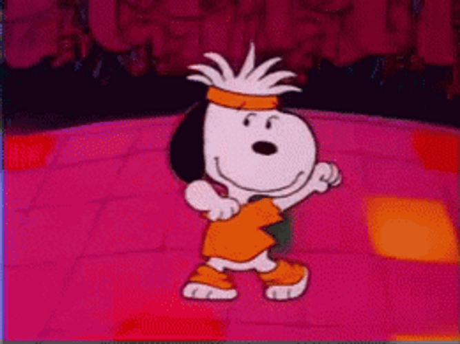 Funky Disco Snoopy Dance GIF