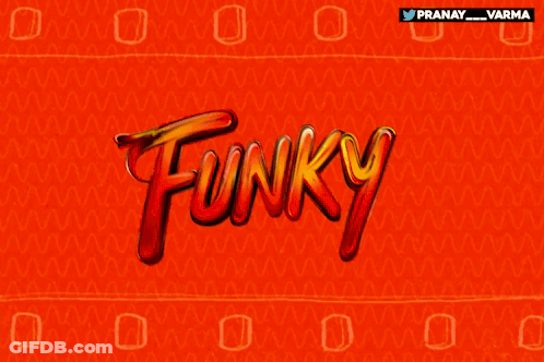 Funky On Yellow Background GIF