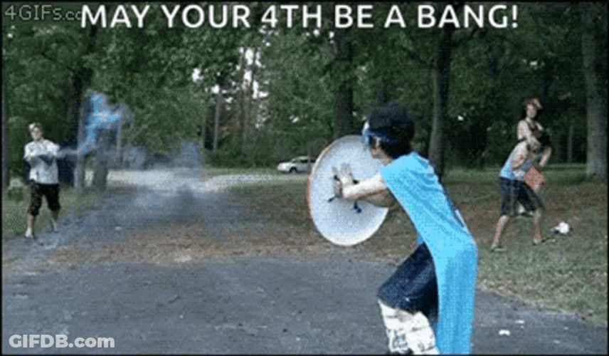 Funny 4Th Scary Fireworks Prank GIF