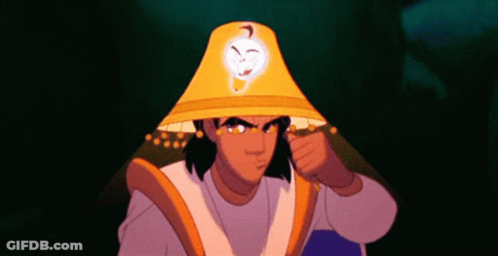Funny Aladdin Lamp GIF