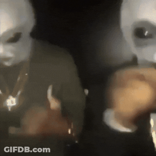 Funny Alien Dancing Wild Partying GIF