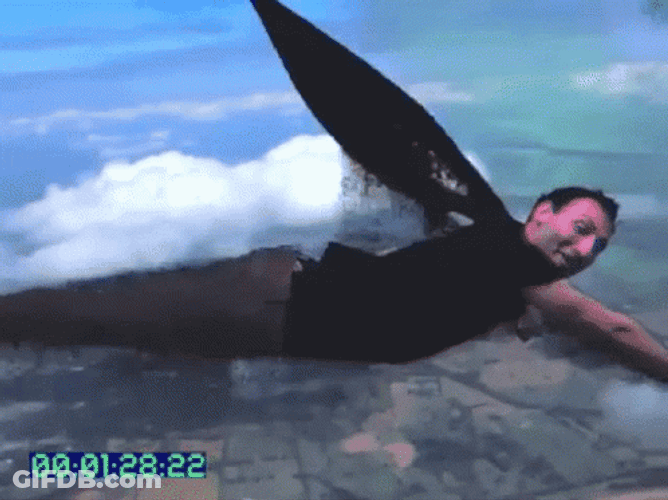 Funny Amateur Flying Camera Trick Fail GIF