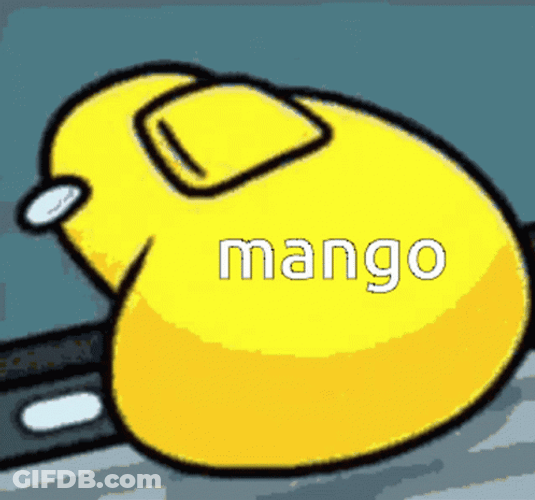 Funny Among Us Mango Crew Yellow Butt Shake GIF