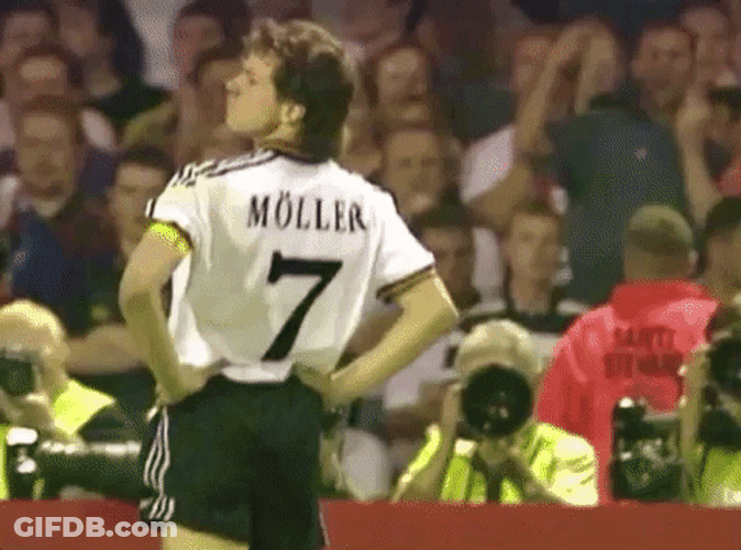 Funny Andreas Möller Hands On Hips GIF