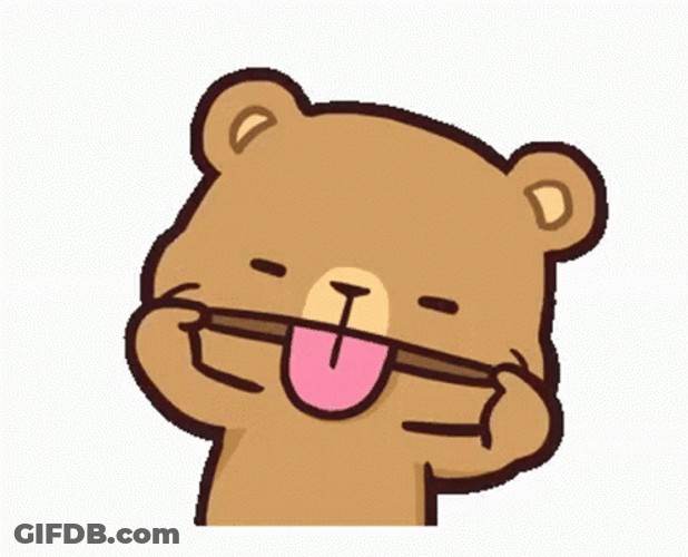 Funny Animated Bear Fart GIF