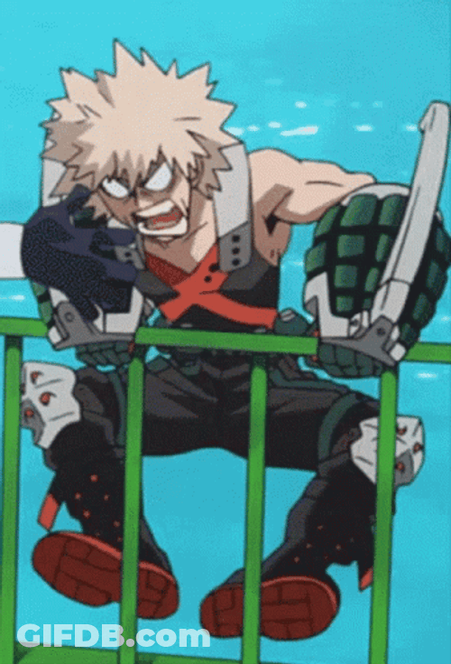 Funny Anime Bakugo Katsuki GIF