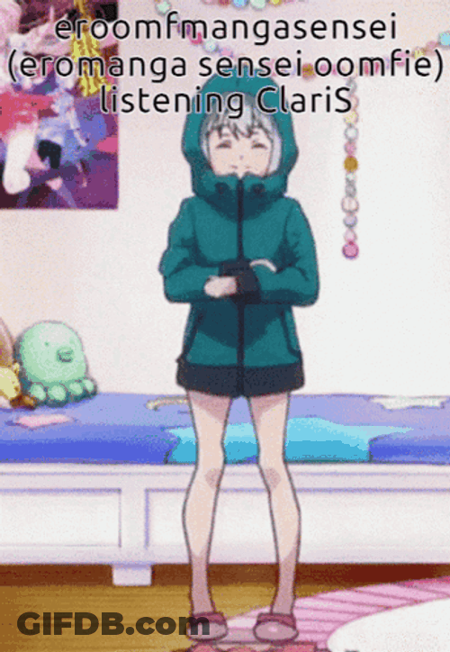 Funny Anime Dancing Sagiri GIF