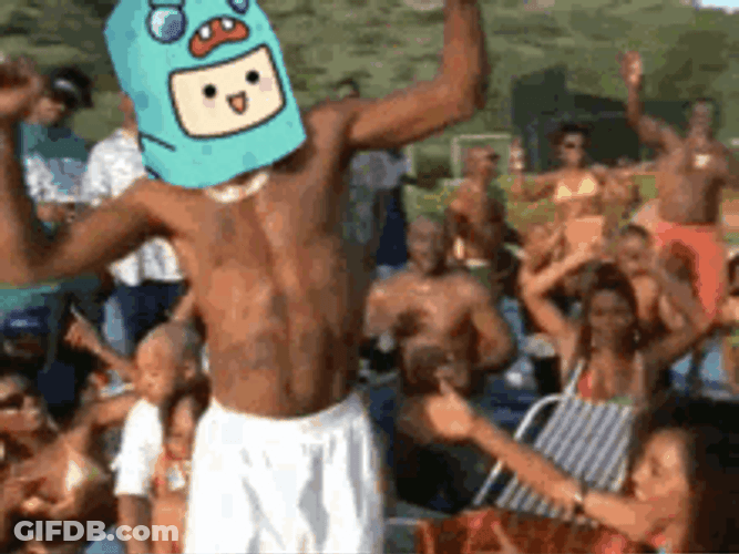 Funny Anime Emoji Rappers Singing GIF