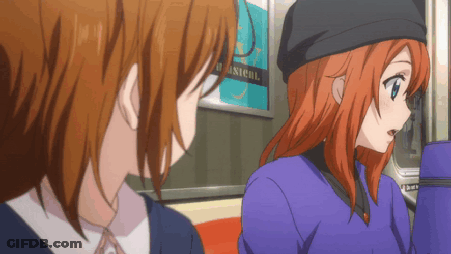 Funny Anime Minami Takayam Winking GIF