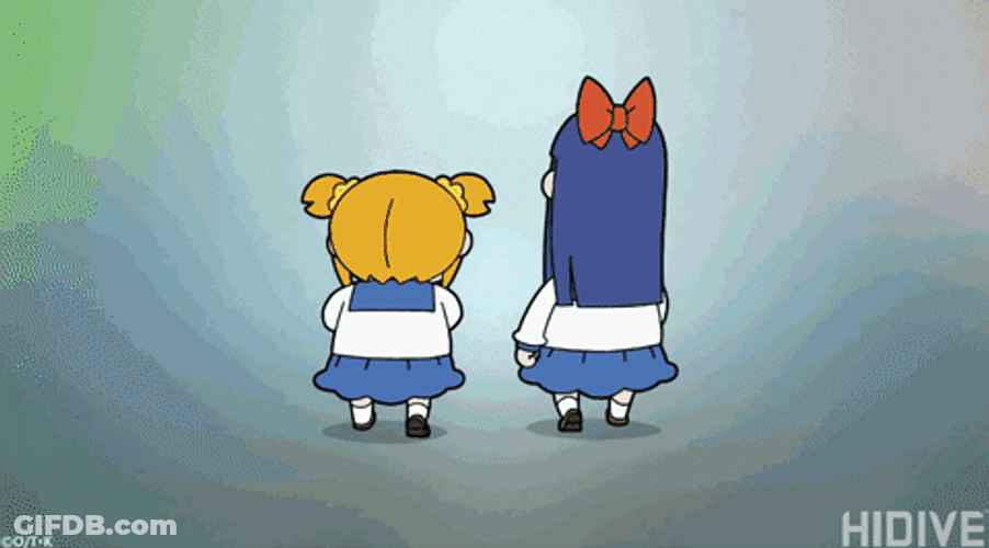Funny Anime Nani Pop Team GIF