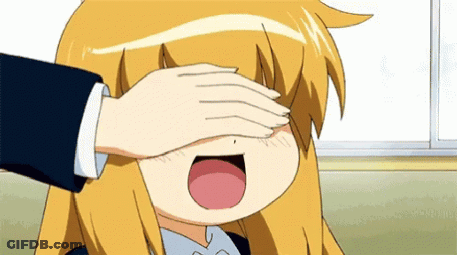 Funny Anime Slam GIF
