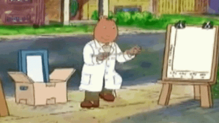 Funny Arthur Brain Dancing Magic GIF