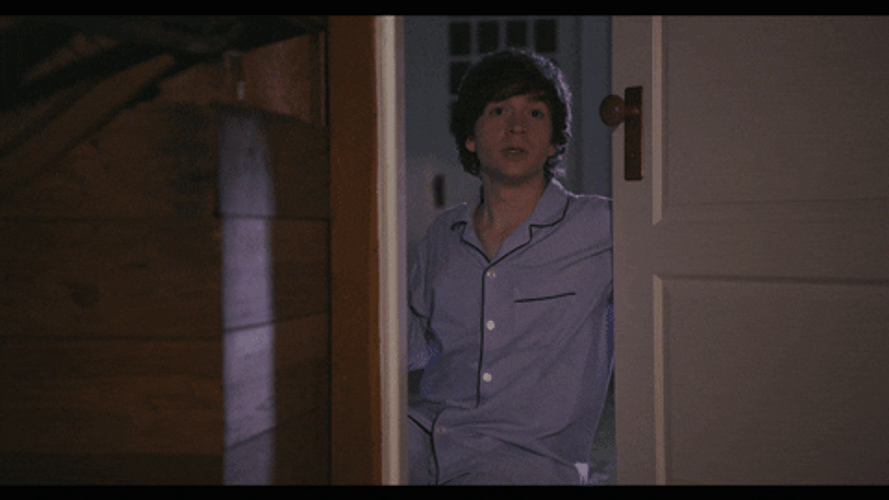 Funny Awkward Facial Reaction Goodnight GIF