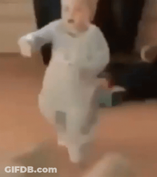Funny Baby Dancing Gangnam Style GIF