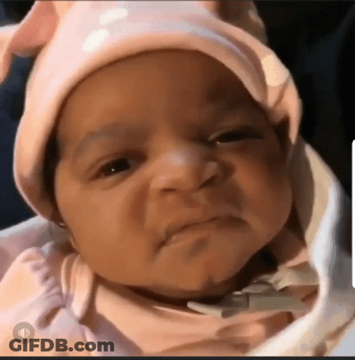 Funny Baby Disgusting Face GIF
