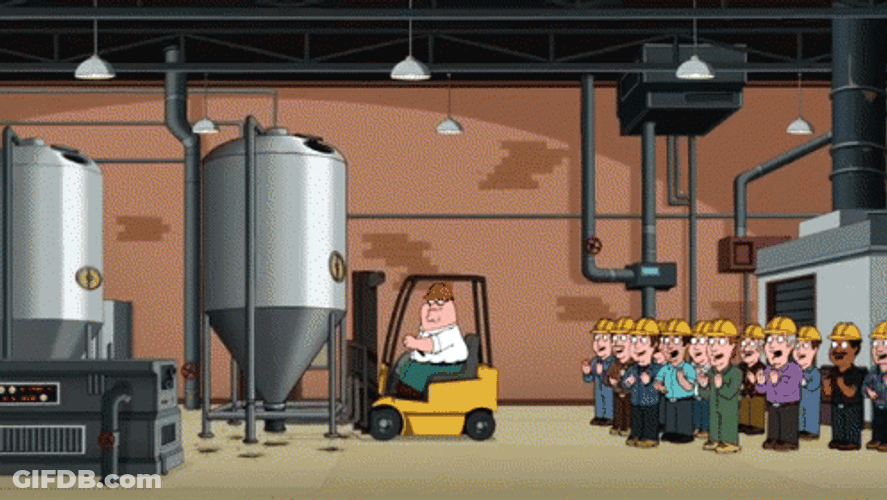 Funny Beer Chug Peter Griffin Family Guy GIF