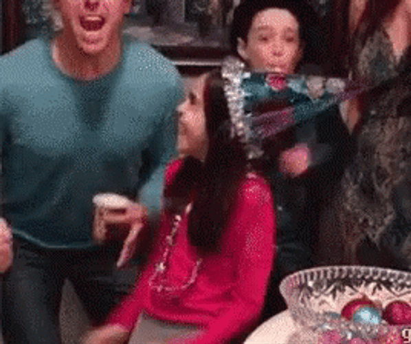 Funny Birthday Celebrant Glass Breaking GIF
