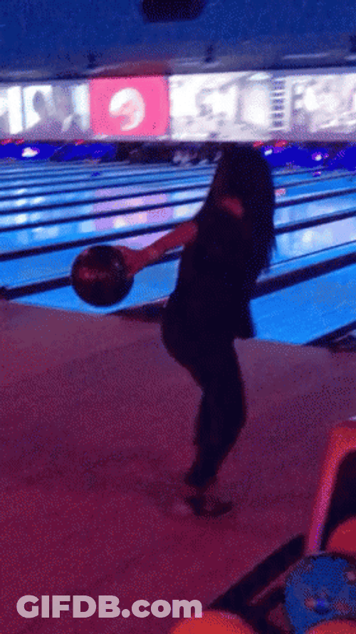 Funny Bowling Ball Fail Epic GIF