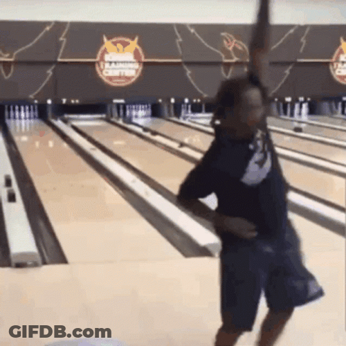 Funny Bowling Spin Dancing GIF