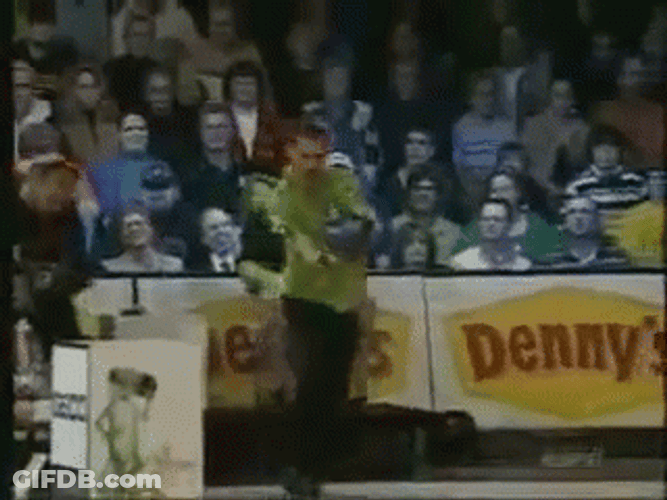 Funny Bowling Superman Release GIF