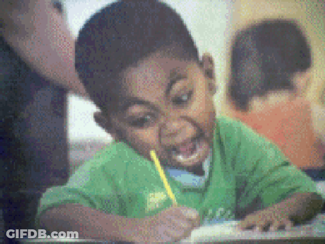 Funny Boy Eager To Study Meme GIF