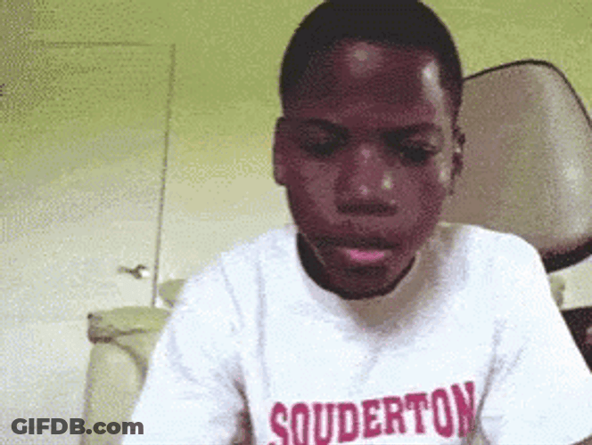 Funny Boy Playful Terrified GIF