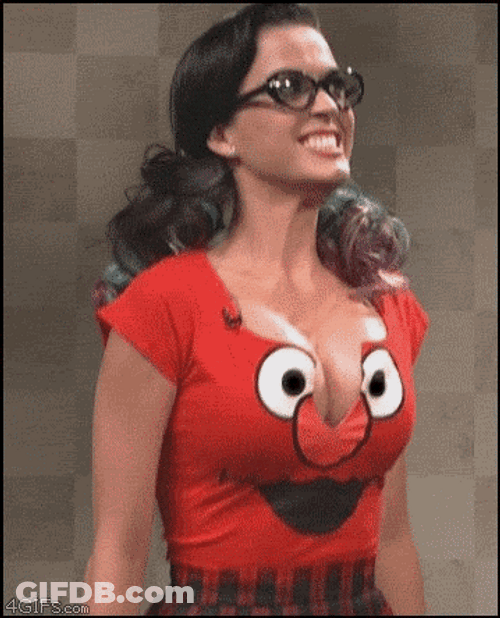 Funny Busty Katy Perry GIF
