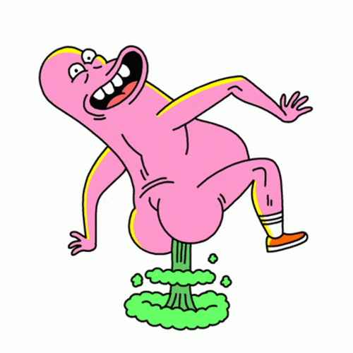 Funny Cartoon Fart GIF