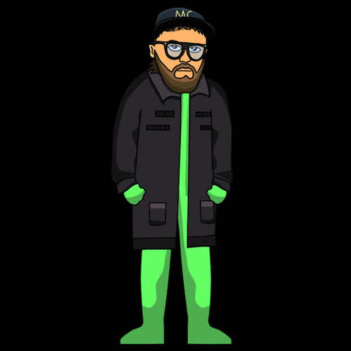 Funny Cartoon Guy Green Screen Outfit GIF