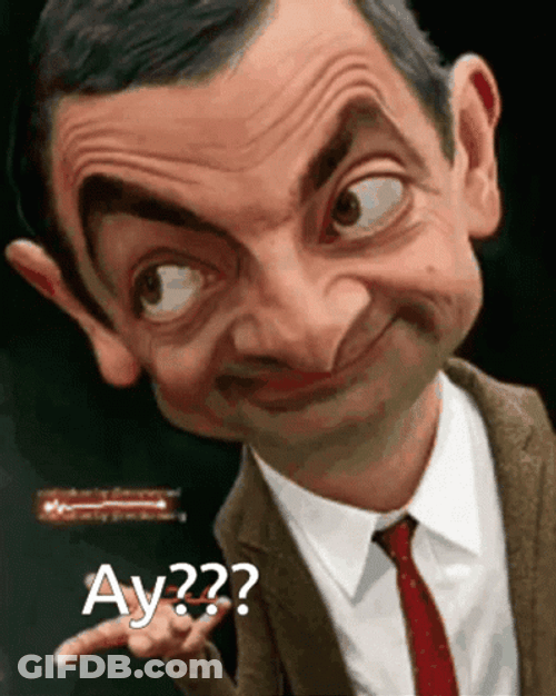 Funny Cartoon Mr. Bean GIF