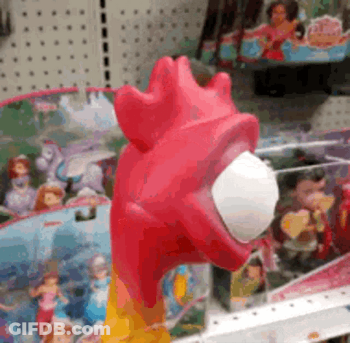 Funny Chicken Toy GIF