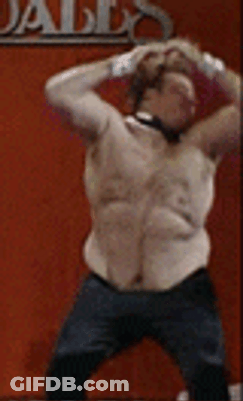 Funny Chris Farley Dancing GIF