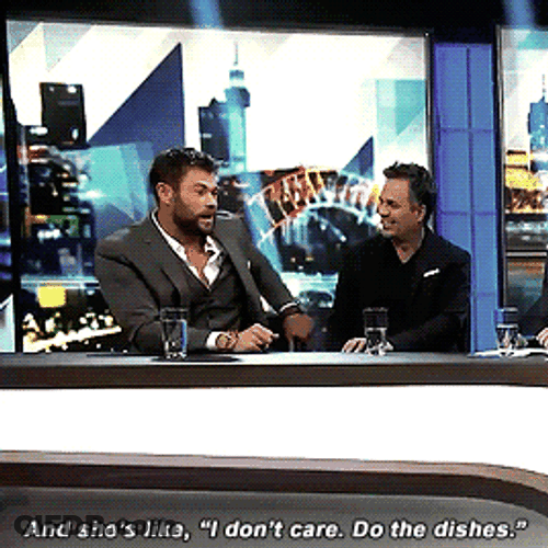 Funny Chris Hemsworth Interview GIF