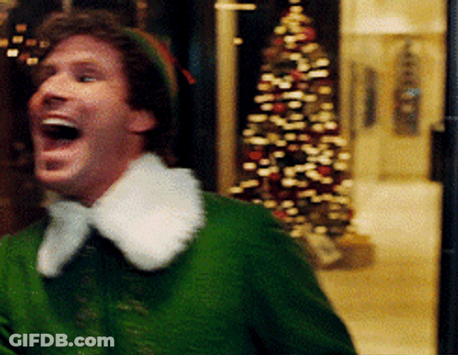 Funny Christmas Elf Spinning GIF