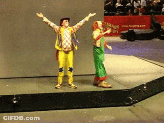 Funny Clown Show GIF