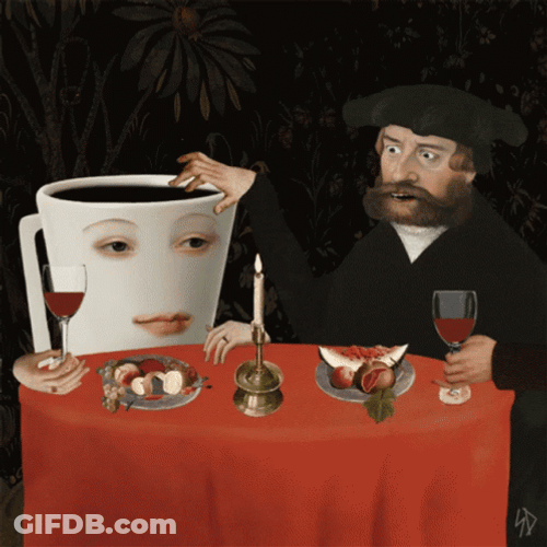 Funny Coffee Romance Date GIF
