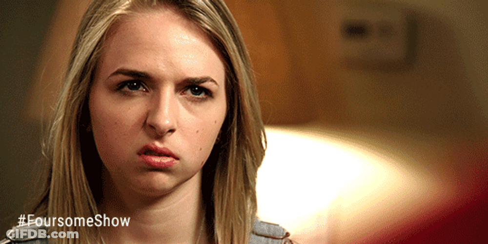 Funny Couple Stare Down Match Up GIF
