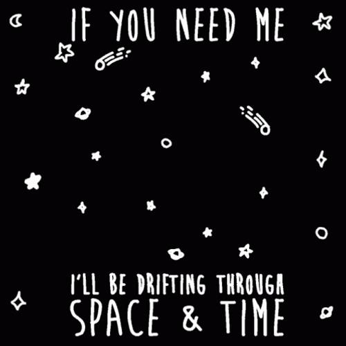 Funny Creative Space Time Alien Stars GIF