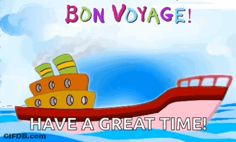 Funny Cruise Bon Voyage GIF