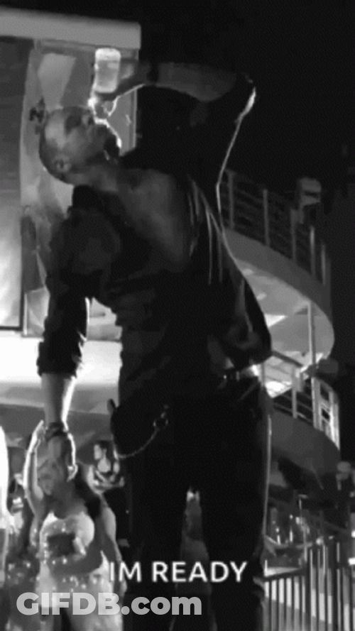 Funny Cruise Chugging Drink GIF