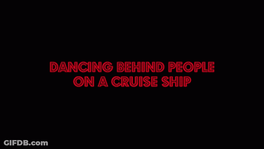 Funny Cruise Dancing Behind People GIF