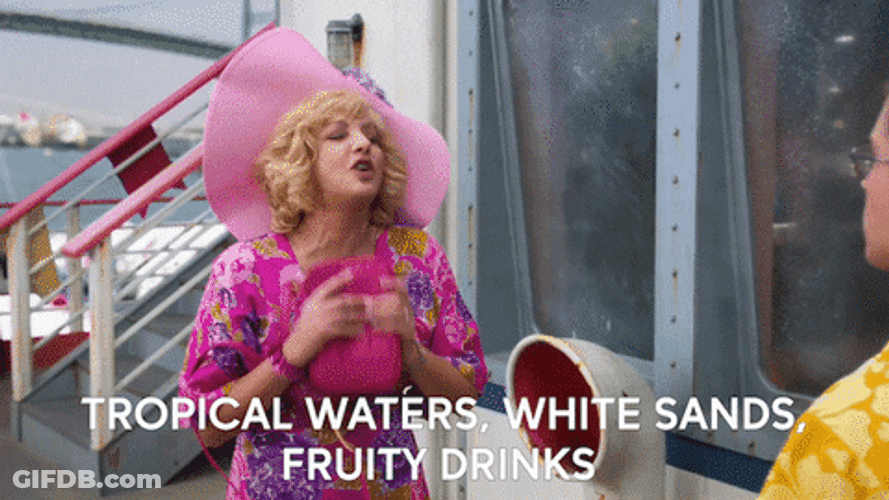 Funny Cruise Pink Lady GIF