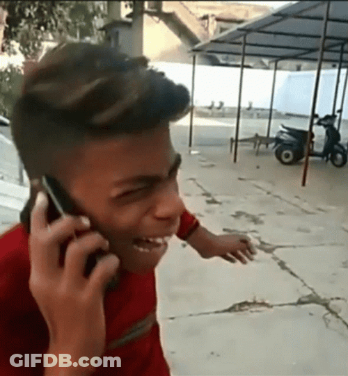 Funny Crying Calling Phone Sad GIF