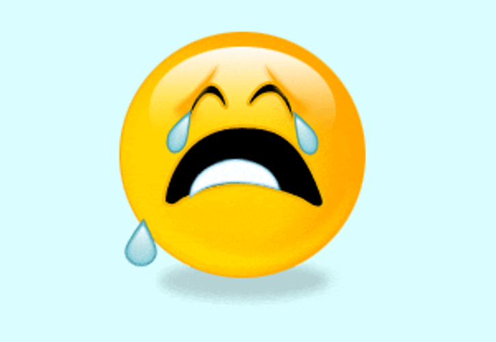 Funny Crying Emoji GIF