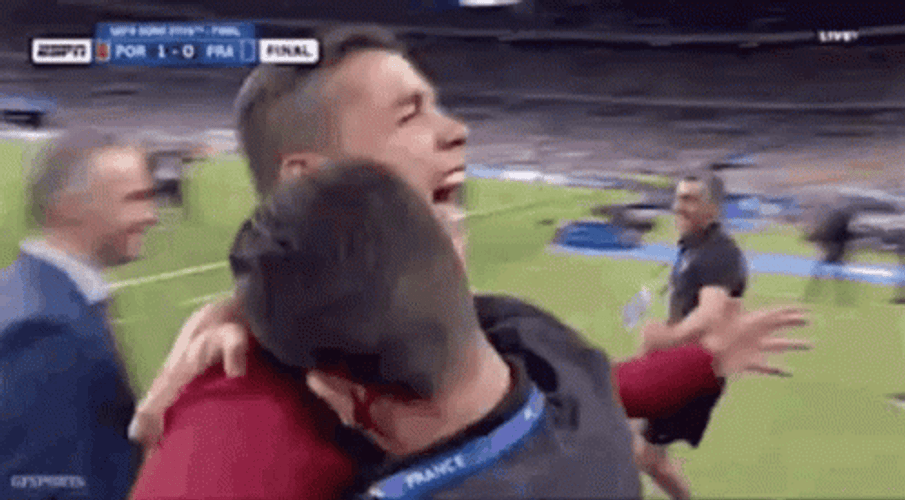 Funny Crying Football Soccer Ronaldo GIF